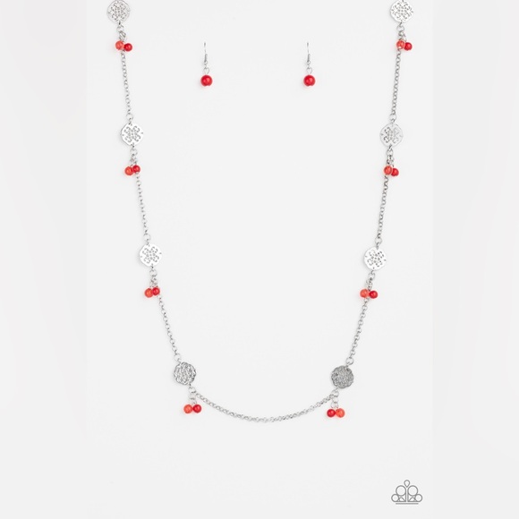 Color Boost - Red Necklace - Picture 2 of 5